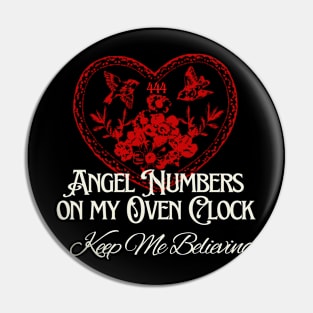 Angel Numbers Graphic Tee Pin