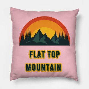 Flat Top Mountain Pillow