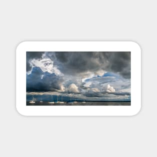 Storm Cloud Panorama over Lake Constance Magnet