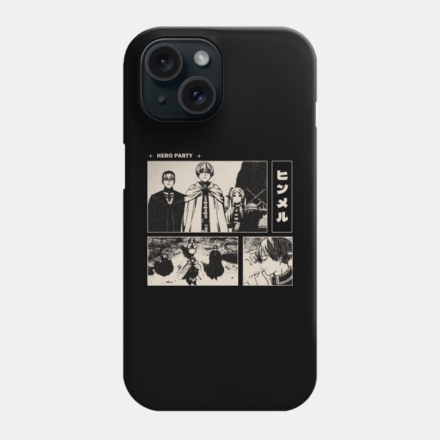 Hero Party Gloomy Halftone Fanart Design Phone Case by Gloomeeey