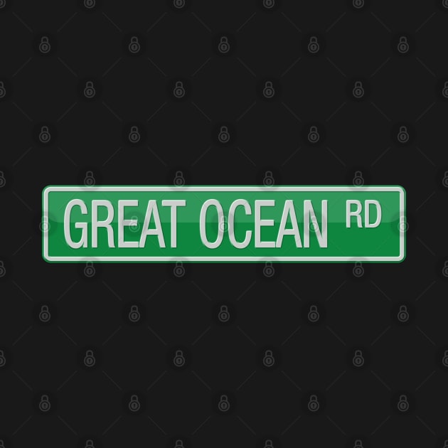 Great Ocean Road Street Sign by reapolo