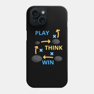 Go Baduk Play Think Win Phone Case