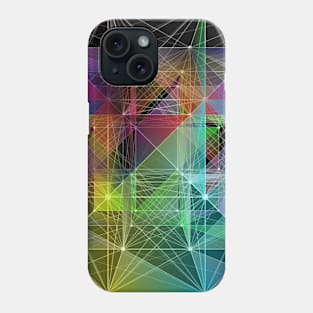 Multi-colored cube Phone Case