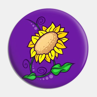 Sunflower Pin