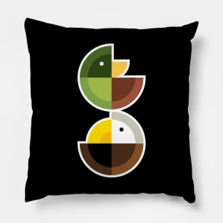 Quadrant Eagle and Duck Pillow