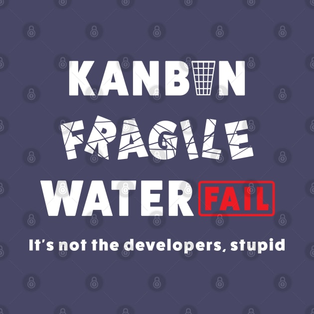 Kanban Agile Waterfall White by Incognito Design