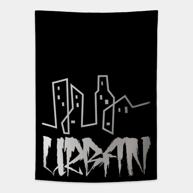 Urban skyline Tapestry by RENAN1989