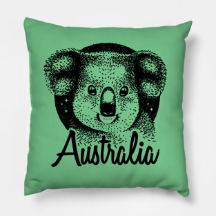 Australia Animal Gift - Koala Vintage Style Design Pillow