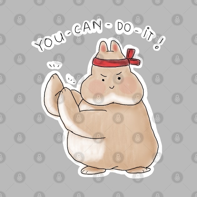 YOU CAN DO IT _ Fat Bunny Bunniesmee by GambarGrace