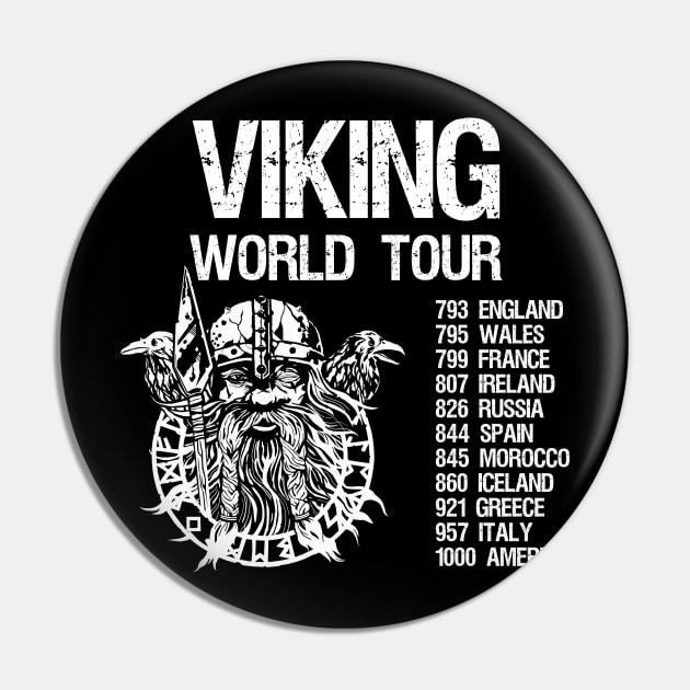 Viking World Tour Pin by Styr Designs