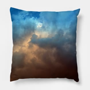 Stormy Autumn Clouds Pillow