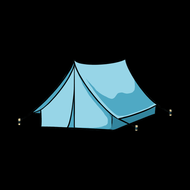 Camping Tent by fromherotozero