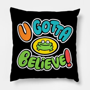 Frog Believer 2 Pillow