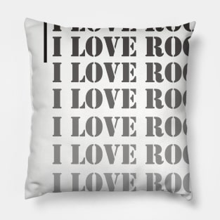 I love rock Pillow