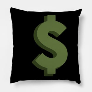 Dollar Sign Pillow