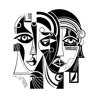 Cubist Woman T-Shirt