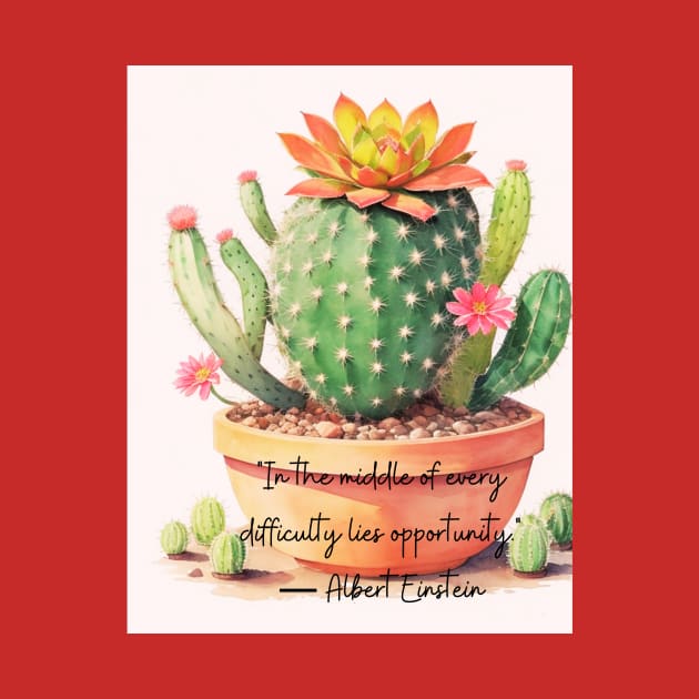 cactus with quotes by Sam's Essentials Hub