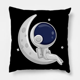 Astronaut and moon Pillow