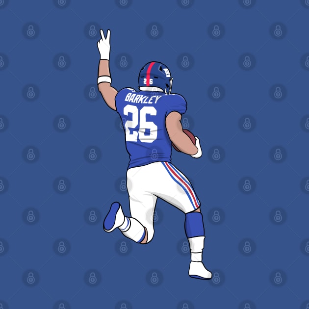 saquon and peace sign by rsclvisual