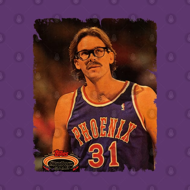 Kurt Rambis - Vintage Design Of Basketball by JULIAN AKBAR PROJECT