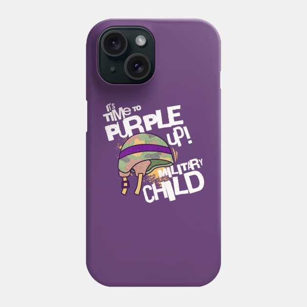 Purple Up For Military Kids - Military Purple-Up 2023 Day Phone Case by alcoshirts