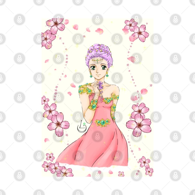 Lady Sakura by AudreyWagnerArt
