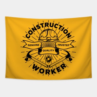 Construction Worker Genuine Quality Job Tapestry