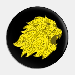 African Lion Pin