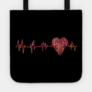 Hearts ECG Tote