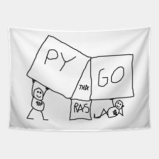 Pythagoras birthday by 9DP Tapestry