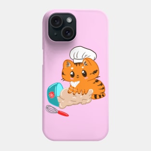 Bitty the kitty Making Biscuits Phone Case