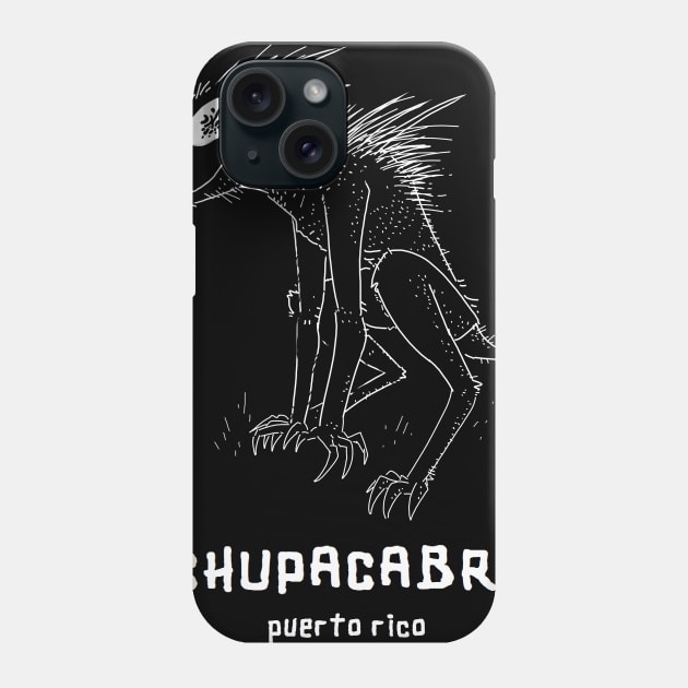 Chupacabra Phone Case by ArtEnceladus