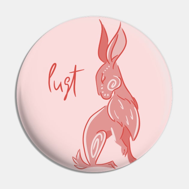 Seven Deadly Rabbits Series - Lust (text) Pin by babygunz47