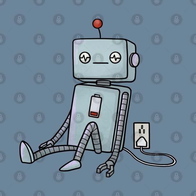 Low battery robot by ballooonfish