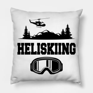 Heliskiing Pillow