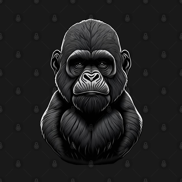 Cute Gorilla by Javisolarte