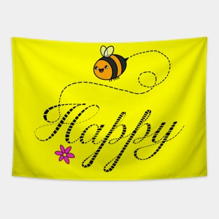 Bee happy Tapestry