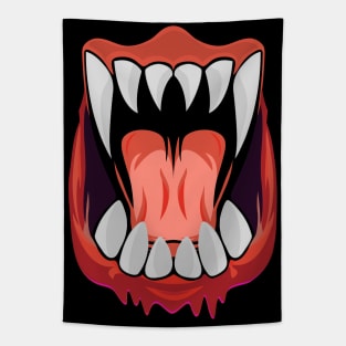 Scary Monster Mouth Tapestry