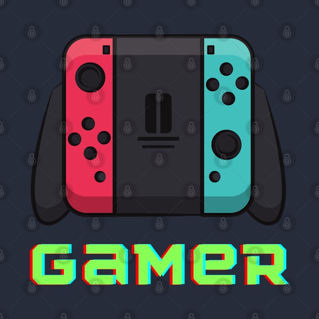 Neon Gamer by Elysian Alcove