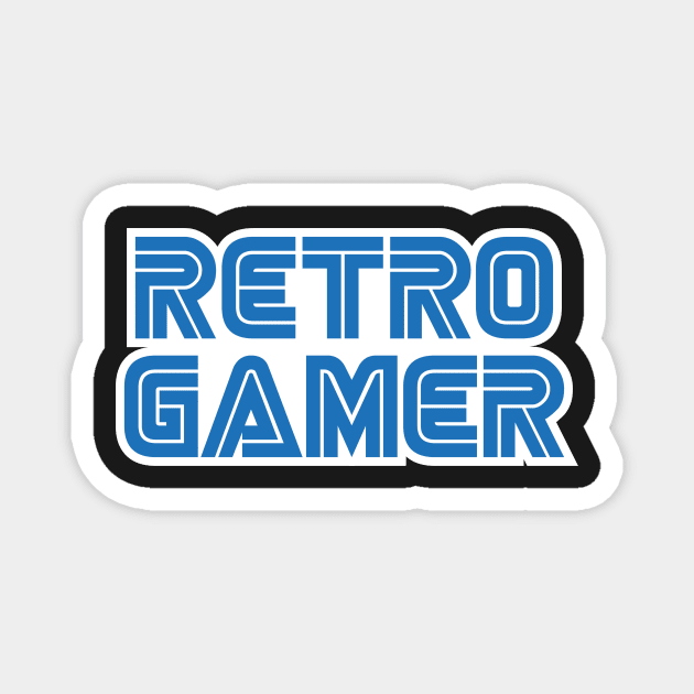 Retro Gamer (Sega font) Magnet by conform