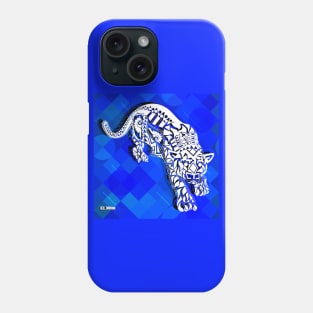 blue jaguar ecopop Phone Case