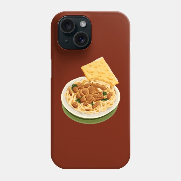 Indonesian Chicken Noodle Phone Case by Nadia Nurhanifa