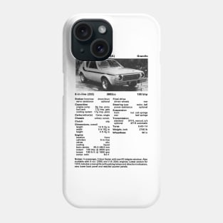 AMC GREMLIN - technical data Phone Case