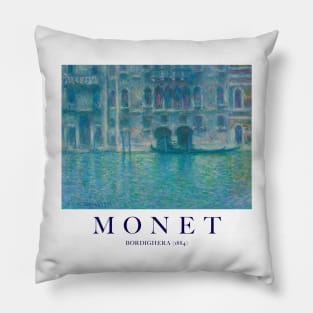 PANTONE MONET -  Palazzo da Mula, Venice (1908) by Claude Monet Pillow