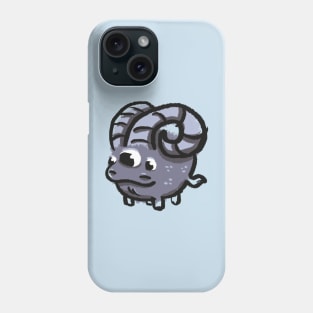 Three-Eyed Ram Doodle Monster Phone Case