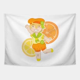 Curtis Citrus - Fruity Friends Tapestry