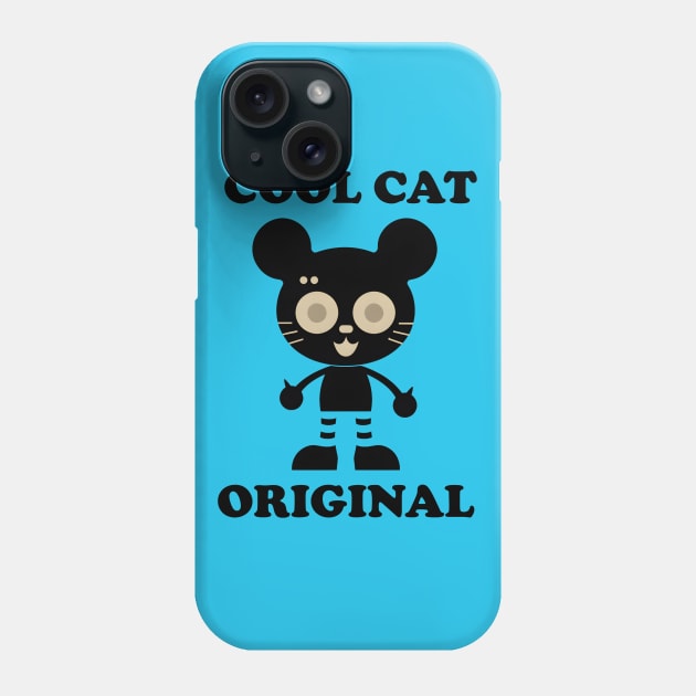 The Original Cool Cat Phone Case by TooplesArt