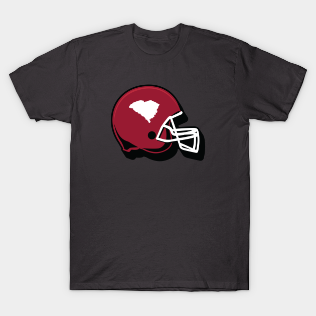 Discover South Carolina Outline Football Helmet - South Carolina Football - T-Shirt