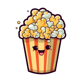 Cute Kawaii movie popcorn T-Shirt