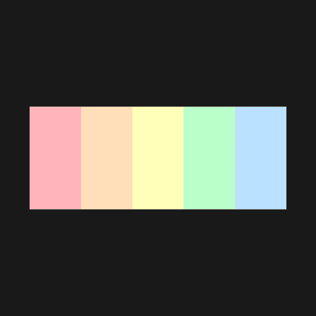 Equality rainbow in pastel colors by sanseffort